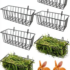 WOPPLXY Rabbit Hay Feeder Automatic Small Animal Holder-0