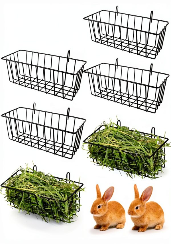 WOPPLXY Rabbit Hay Feeder Automatic Small Animal Holder-0