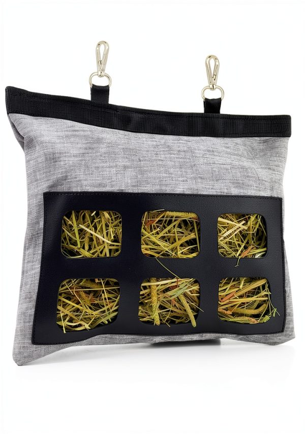 RAYFARMO Rabbit Hay Feeder Bag Durable Oxford Fabric Easy-3