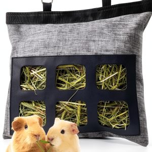 RAYFARMO Rabbit Hay Feeder Bag Durable Oxford Fabric Easy-0