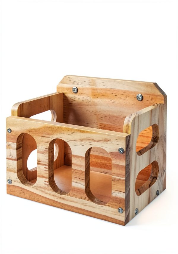 Wooden Hay Rack WEWAYKGJ Small Animal Feeder-5
