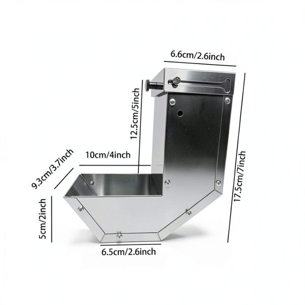 Paiaojia Animal Feeder Stainless Steel Gravity-4