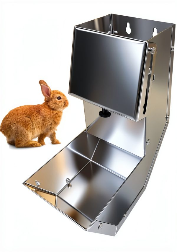Paiaojia Animal Feeder Stainless Steel Gravity-8