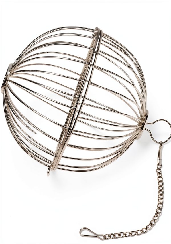 Wontee Small Animal Feeder Ball Silver Stainless-6