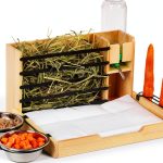 Guinea Pig Hay Holder JAZUIHA Solid Wood 4-in-1-0