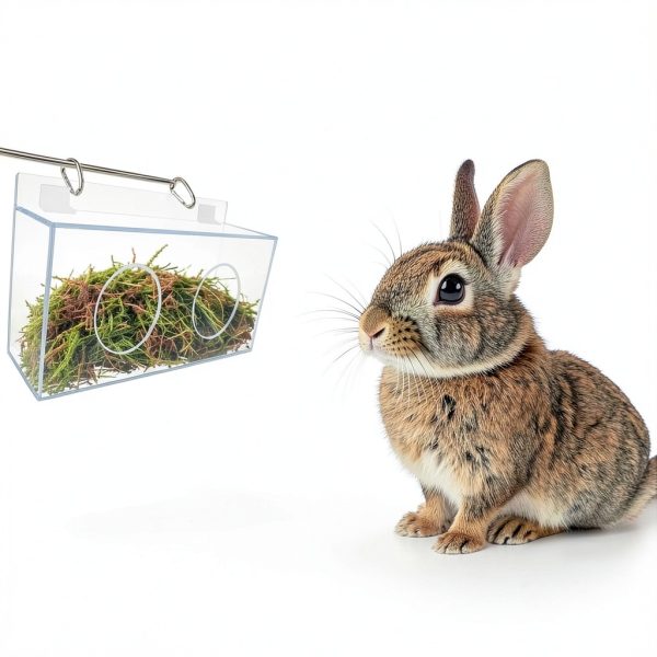 Rabbit Hay Feeder Xymoso Acrylic Covered Design-7
