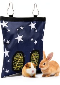 Ducyak Rabbit Hay Feeder 600D Oxford Waterproof Hanging Feeder-0