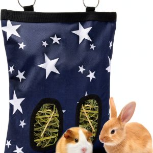 Ducyak Rabbit Hay Feeder 600D Oxford Waterproof Hanging Feeder-0