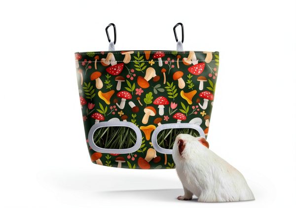 Glittme Small Animal Hay Feeder 2/3 Pack Multi‑Color 11.5x9 Inch-5