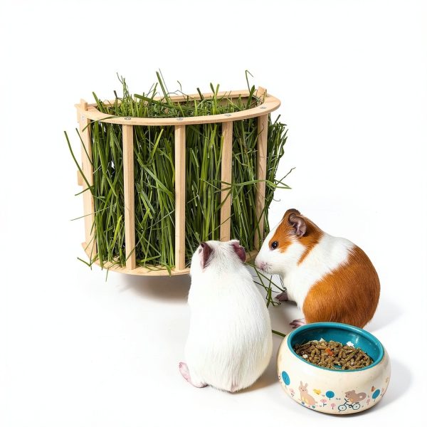 Unicorn Catcher Wooden Hay Feeder 1 Pack Small Animal Automatic Feeder-7
