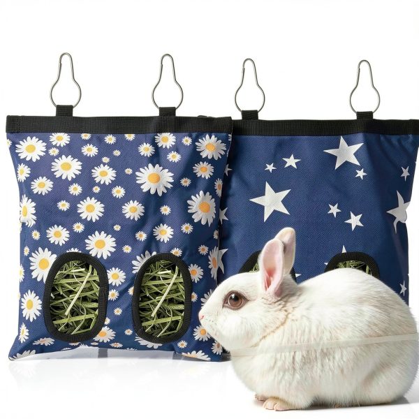 Ducyak Rabbit Hay Feeder 600D Oxford Waterproof Hanging Feeder-5