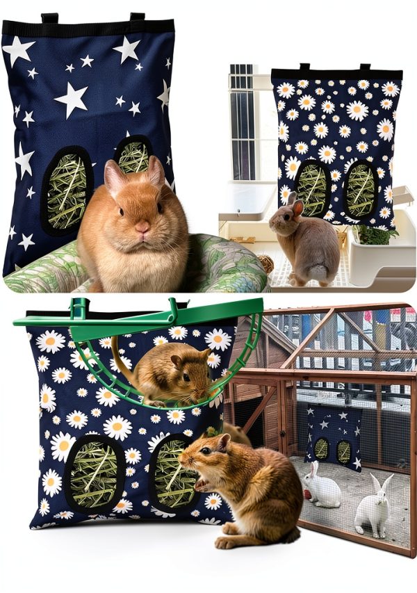 Ducyak Rabbit Hay Feeder 600D Oxford Waterproof Hanging Feeder-6
