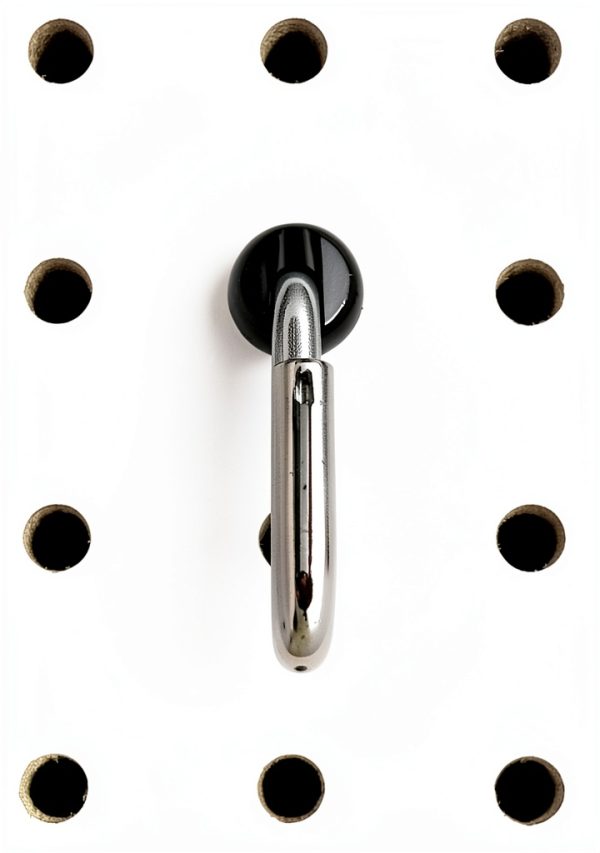 Pegboard Peg Locks 50PCS 1/4 Inch Black by Pegitz Plastic Grommet-1